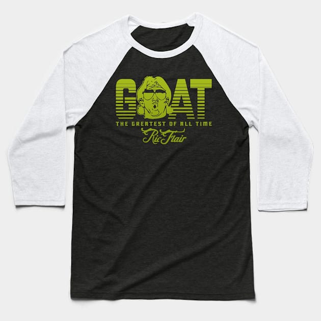 THE GOAT Baseball T-Shirt by Buwajhingan